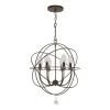 Solaris 6-Light English Bronze Standard Outdoor Chandelier by Crystorama -Crystorama popular store english bronze crystorama outdoor chandeliers sol 9326 eb 64 1000