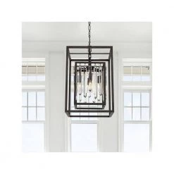 Hollis 6-Light Forged Bronze Cage Chandelier by Crystorama -Crystorama popular store forged bronze crystorama chandeliers 8409 fb 76 1000