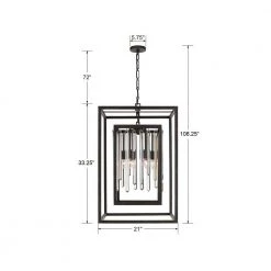 Hollis 6-Light Forged Bronze Cage Chandelier by Crystorama -Crystorama popular store forged bronze crystorama chandeliers 8409 fb fa 1000