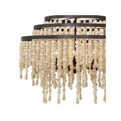 Poppy 6-Light Forged Bronze Beaded Chandelier by Crystorama -Crystorama popular store forged bronze crystorama chandeliers pop a5076 fb 4f 1000