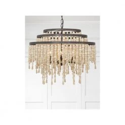 Poppy 6-Light Forged Bronze Beaded Chandelier by Crystorama -Crystorama popular store forged bronze crystorama chandeliers pop a5076 fb 76 1000