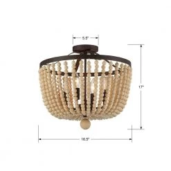 Rylee 16.5 in. 4-Light Forged Bronze Flush Mount by Crystorama 9 Rylee 16.5 in. 4-Light Forged Bronze Flush Mount by Crystorama -Crystorama popular store forged bronze crystorama flush mount lights 604 fb ceiling 4f 1000