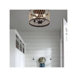 Anders 16 in. 4-Light Forged Bronze Flush Mount by Crystorama -Crystorama popular store forged bronze crystorama flush mount lights adr a5024 fb 44 1000