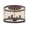 Anders 16 in. 4-Light Forged Bronze Flush Mount by Crystorama -Crystorama popular store forged bronze crystorama flush mount lights adr a5024 fb 64 1000