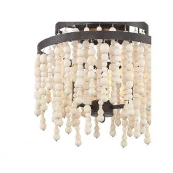 Poppy 14.96 in. 3-Light Forged Bronze Flush Mount by Crystorama -Crystorama popular store forged bronze crystorama flush mount lights pop a5073 fb 4f 1000