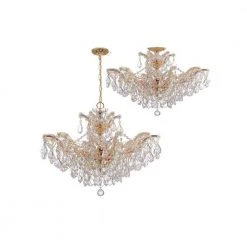 Maria Theresa 6-Light Gold Crystal Chandelier by Crystorama 8 Maria Theresa 6-Light Gold Crystal Chandelier by Crystorama -Crystorama popular store gold crystorama chandeliers 4439 gd cl mwp 4f 1000