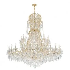 Maria Theresa 37-Light Gold Crystal Chandelier by Crystorama -Crystorama popular store gold crystorama chandeliers 4460 gd cl s fa 1000