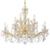 Maria Theresa 12-Light Gold Crystal Chandelier by Crystorama -Crystorama popular store gold crystorama chandeliers 4479 gd cl mwp 64 1000