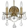 Filmore 2-Light Gold Sconce by Crystorama