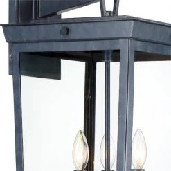 Belmont 3-Light Graphite Outdoor Wall Mount Sconce by Crystorama -Crystorama popular store graphite crystorama outdoor sconces bel a8063 ge 4f 1000