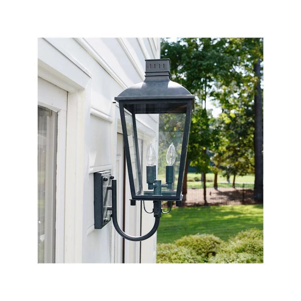 Dumont 3-Light Graphite Outdoor Sconce by Crystorama 8 Dumont 3-Light Graphite Outdoor Sconce by Crystorama - Image 6