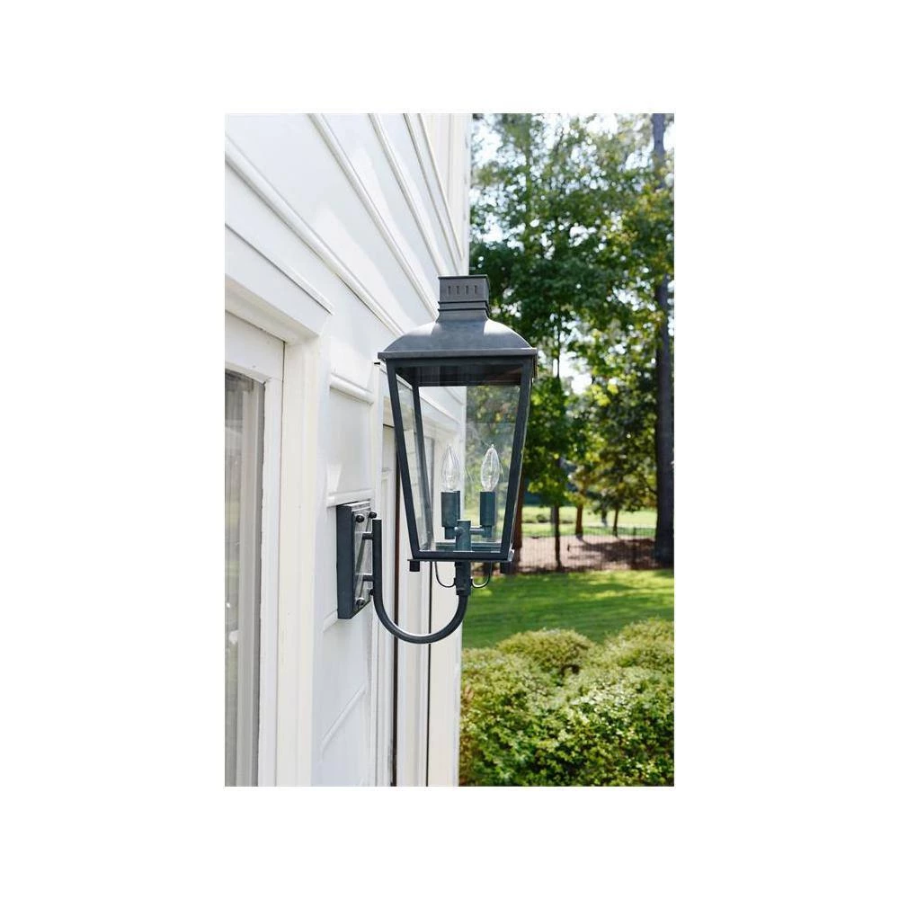 Dumont 3-Light Graphite Outdoor Sconce by Crystorama 9 Dumont 3-Light Graphite Outdoor Sconce by Crystorama - Image 7