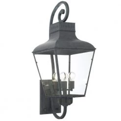 Dumont 4-Light Graphite Outdoor Sconce by Crystorama