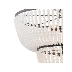 Rylee 12-Light Matte Black Beaded Chandelier by Crystorama -Crystorama popular store matte black crystorama chandeliers 612 mk 4f 1000