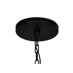 Hulton 5-Light Matte Black Shaded Chandelier with Silk Shade by Crystorama -Crystorama popular store matte black crystorama chandeliers 9595 mk 1f 1000