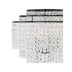 Gabrielle 6-Light Matte Black Chandelier by Crystorama -Crystorama popular store matte black crystorama chandeliers gab b7305 mk 44 1000