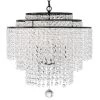 Gabrielle 6-Light Matte Black Chandelier by Crystorama