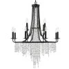 Gabrielle 12-Light Matte Black Chandelier by Crystorama -Crystorama popular store matte black crystorama chandeliers gab b7312 mk 64 1000