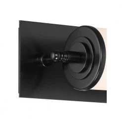 Foster 3 Watts 1-Light Matte Black Integrated LED Vanity Light by Crystorama -Crystorama popular store matte black crystorama vanity lighting fos a8050 mk 1f 1000