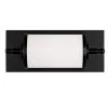 Foster 3 Watts 1-Light Matte Black Integrated LED Vanity Light by Crystorama -Crystorama popular store matte black crystorama vanity lighting fos a8050 mk 64 1000