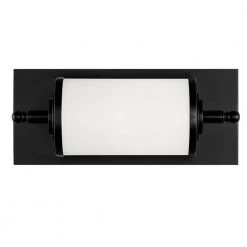 Foster 3 Watts 1-Light Matte Black Integrated LED Vanity Light by Crystorama