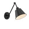 Mitchell 1-Light Matte Black Sconce by Crystorama -Crystorama popular store matte black crystorama vanity lighting mit a8020 mk 64 1000