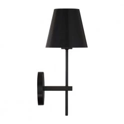 Xavier 1-Light Matte Black Wall Mount by Crystorama -Crystorama popular store matte black crystorama wall sconces xav b8321 mk 4f 1000