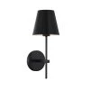 Xavier 1-Light Matte Black Wall Mount by Crystorama -Crystorama popular store matte black crystorama wall sconces xav b8321 mk 64 1000