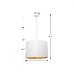 Alston 6-Light Matte White + Antique Gold Island Chandelier with Steel Shade by Crystorama 11 Alston 6-Light Matte White + Antique Gold Island Chandelier with Steel Shade by Crystorama -Crystorama popular store matte white antique gold crystorama chandeliers 8686 mt ga 1f 1000
