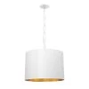 Alston 6-Light Matte White + Antique Gold Island Chandelier with Steel Shade by Crystorama -Crystorama popular store matte white antique gold crystorama chandeliers 8686 mt ga 64 1000