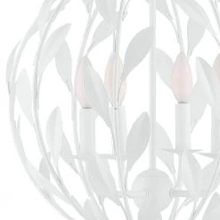 Broche 4-Light Matte White Cage Chandelier by Crystorama 9 Broche 4-Light Matte White Cage Chandelier by Crystorama -Crystorama popular store matte white crystorama chandeliers 504 mt 4f 1000