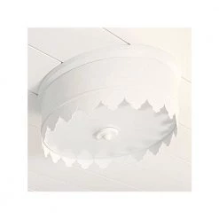 Nina 14 in. 3-Light Matte White Flush Mount by Crystorama -Crystorama popular store matte white crystorama flush mount lights nin a3903 mt 44 1000