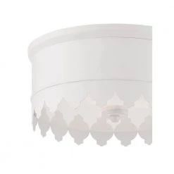 Nina 14 in. 3-Light Matte White Flush Mount by Crystorama -Crystorama popular store matte white crystorama flush mount lights nin a3903 mt 4f 1000