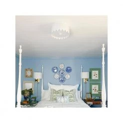 Nina 14 in. 3-Light Matte White Flush Mount by Crystorama -Crystorama popular store matte white crystorama flush mount lights nin a3903 mt fa 1000