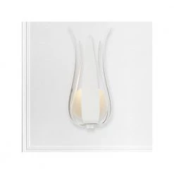 Broche 1-Light Matte White Sconce by Crystorama -Crystorama popular store matte white crystorama vanity lighting 511 mt 44 1000