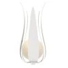Broche 1-Light Matte White Sconce by Crystorama -Crystorama popular store matte white crystorama vanity lighting 511 mt 64 1000