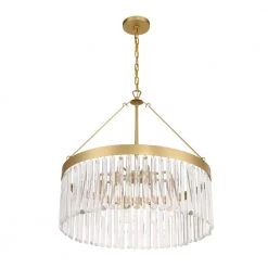 Emory 8-Light Modern Gold Chandelier by Crystorama -Crystorama popular store modern gold crystorama chandeliers emo 5406 mg 1f 1000