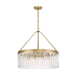 Emory 8-Light Modern Gold Chandelier by Crystorama