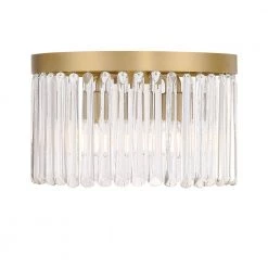 Emory 15 in 4-Light Modern Gold Flush Mount by Crystorama -Crystorama popular store modern gold crystorama flush mount lights emo 5400 mg 4f 1000