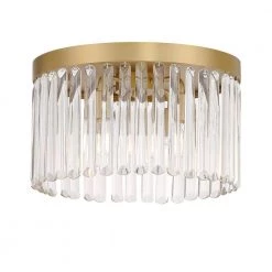 Emory 15 in 4-Light Modern Gold Flush Mount by Crystorama
