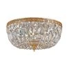 Ceiling Mount 12 in. 3-Light Olde Brass Flush Mount by Crystorama -Crystorama popular store olde brass crystorama flush mount lights 712 ob cl i 64 1000