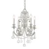 Regis 4-Light Clear Crystal Silver Mini Chandelier by Crystorama 2 Regis 4-Light Clear Crystal Silver Mini Chandelier by Crystorama -Crystorama popular store olde silver crystorama chandeliers 5114 os cl mwp 64 1000