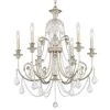 Regis 6-Light Olde Silver Crystal Chandelier by Crystorama -Crystorama popular store olde silver crystorama chandeliers 5116 os cl mwp 64 1000