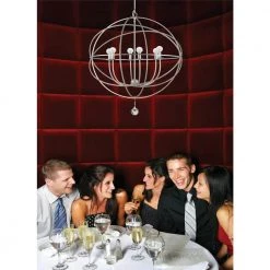 Solaris Collection 6-Light Olde Silver Orb Chandelier by Crystorama 11 Solaris Collection 6-Light Olde Silver Orb Chandelier by Crystorama -Crystorama popular store olde silver crystorama chandeliers 9226 os 31 1000