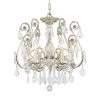 Regis 20 in. 6-Light Olde Silver Semi-Flush Mount by Crystorama