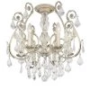 Regis 20 in. 6-Light Olde Silver Flush Mount by Crystorama