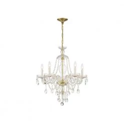 Candace 5-Light Polished Brass Crystal Chandelier by Crystorama 13 Candace 5-Light Polished Brass Crystal Chandelier by Crystorama -Crystorama popular store polished brass crystorama chandeliers can a1305 pb cl mwp fa 1000