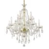Candace 12-Light Polished Brass Crystal Chandelier by Crystorama 1 Candace 12-Light Polished Brass Crystal Chandelier by Crystorama -Crystorama popular store polished brass crystorama chandeliers can a1312 pb cl mwp 64 1000