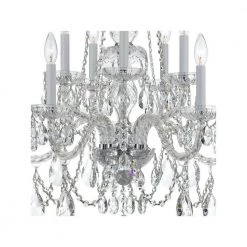 Traditional Crystal 10-Light Polished Chrome Crystal Chandelier by Crystorama 12 Traditional Crystal 10-Light Polished Chrome Crystal Chandelier by Crystorama -Crystorama popular store polished chrome crystorama chandeliers 1130 ch cl mwp fa 1000