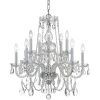 Traditional Crystal 10-Light Polished Chrome Crystal Chandelier by Crystorama -Crystorama popular store polished chrome crystorama chandeliers 1130 ch cl saq 64 1000